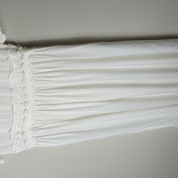 Lulu's Swim Lulus Bay Breeze White Swim Cover-Up Women's XS Golden 4 - Picture 9 of 11